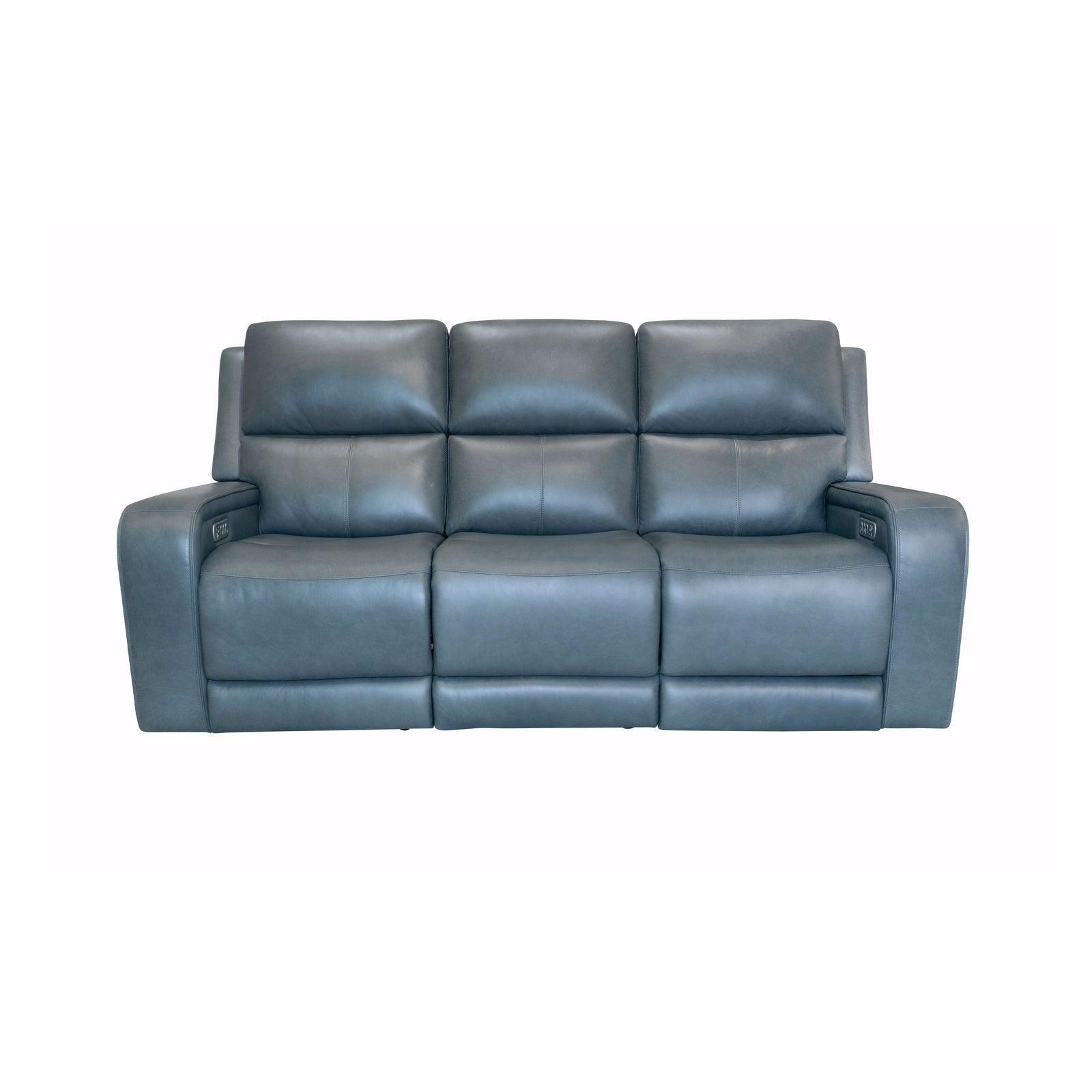 Oasis  Power Reclining Sofa With Power Headrests, Lumbar, Heat & Massage  Storm