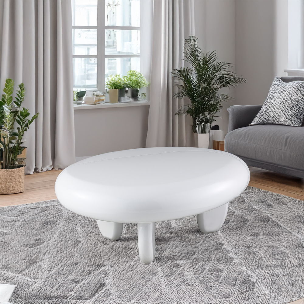 ACME Furniture Wylie Coffee Table White High Gloss