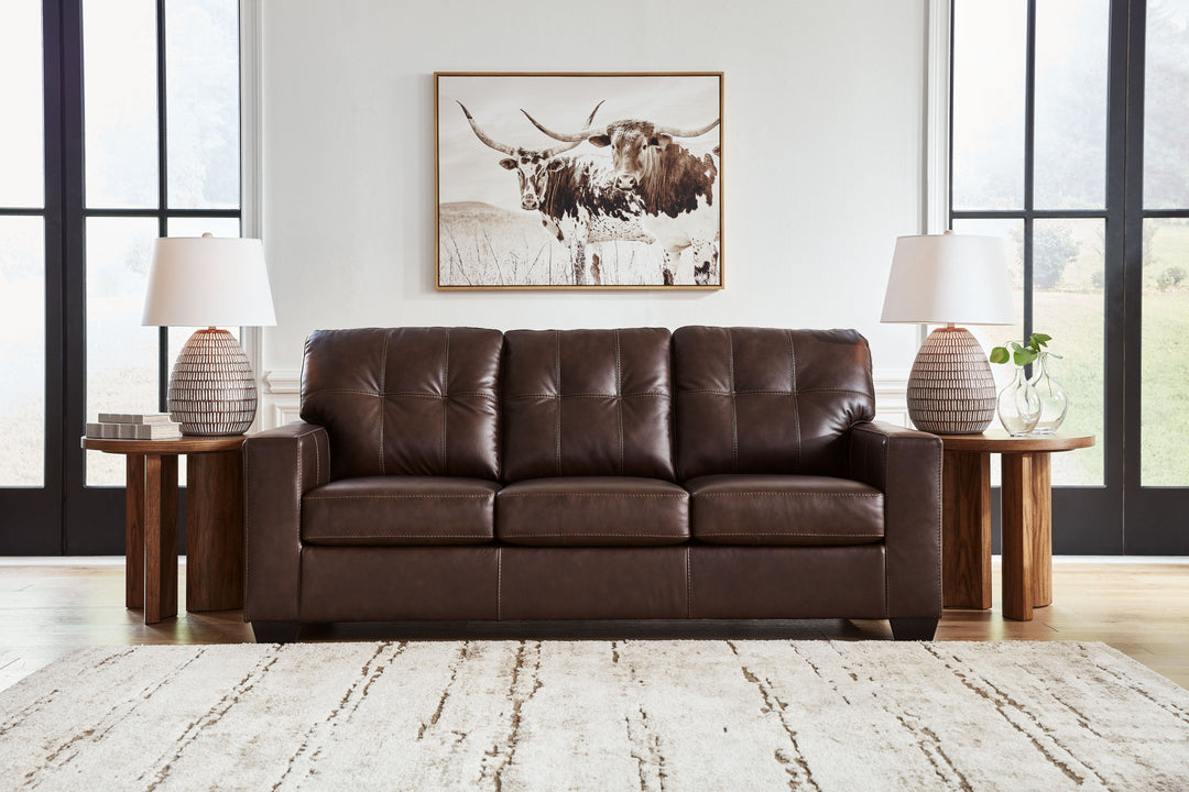Santorine - Queen Sofa Sleeper - Dark Brown by Ashley Furniture product image