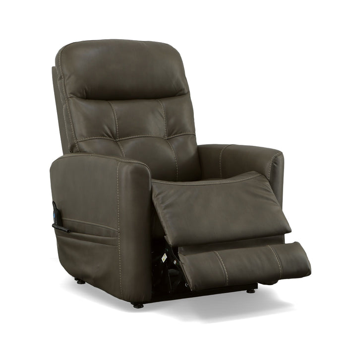 Kenner Power Lift Recliner With Power Headrest &amp; Lumbar Driftwood