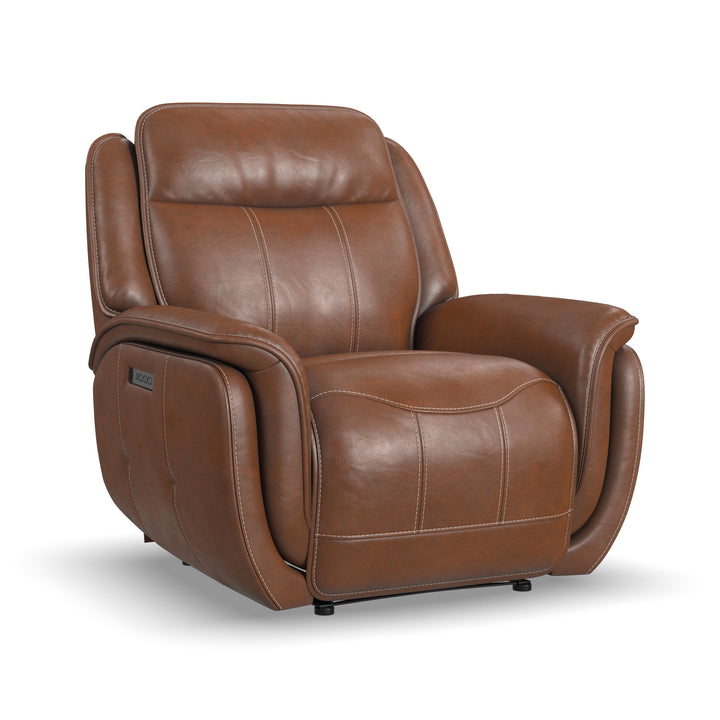 Swift Power Recliner With Power Headrest &amp; Lumbar Hazelnut