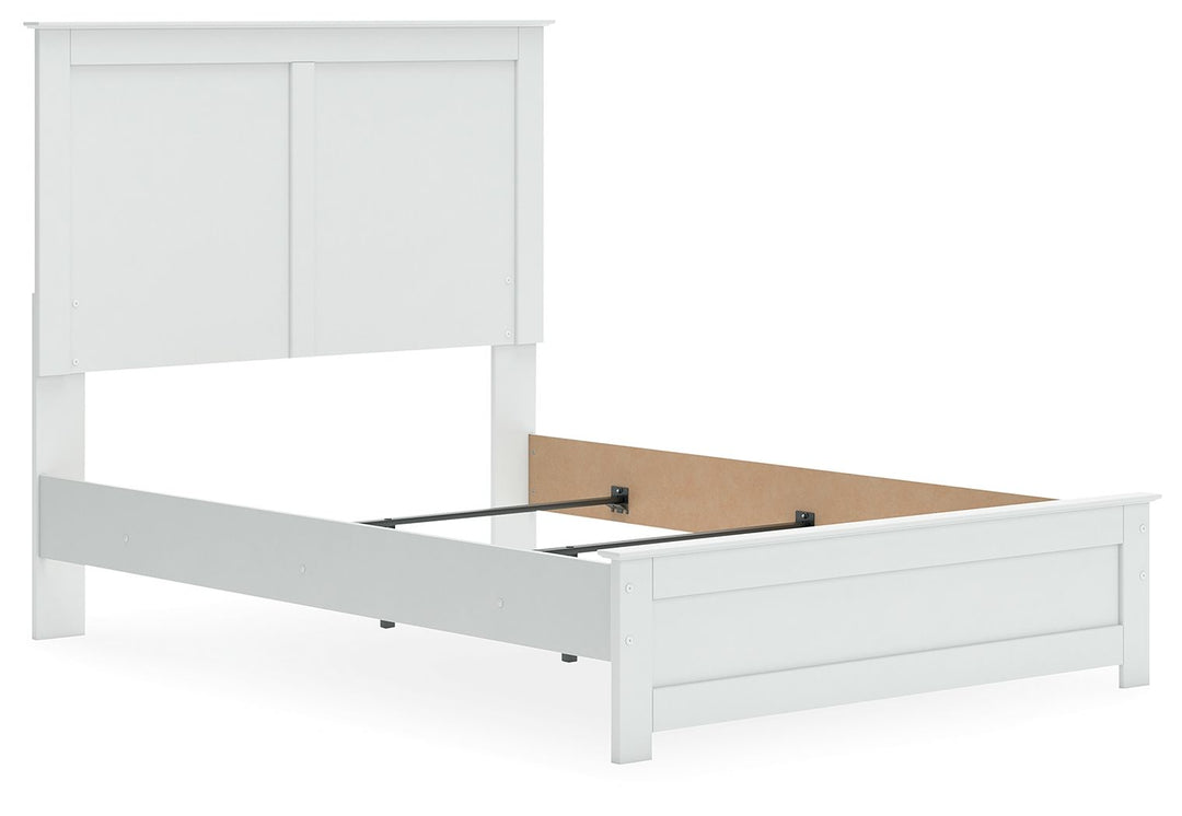 Bostwick Shoals - Full Panel Bed With Framed Footboard - White by Ashley Furniture product image