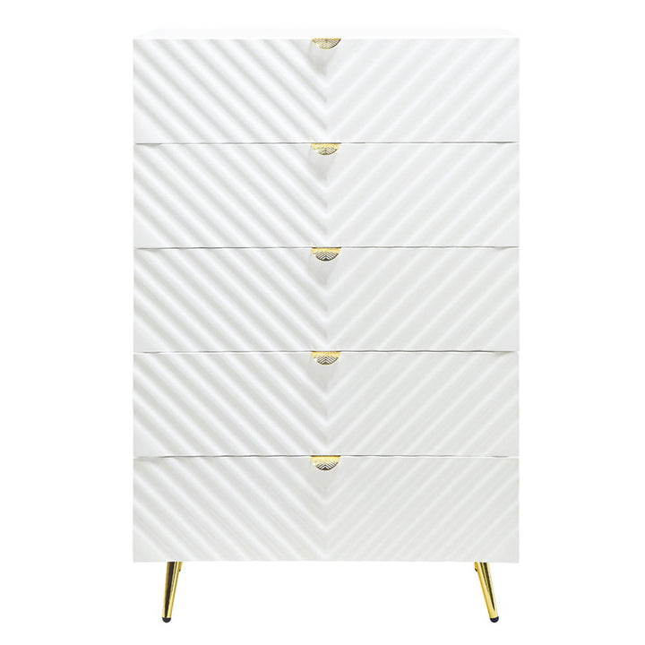 Gaines - Chest - White High Gloss