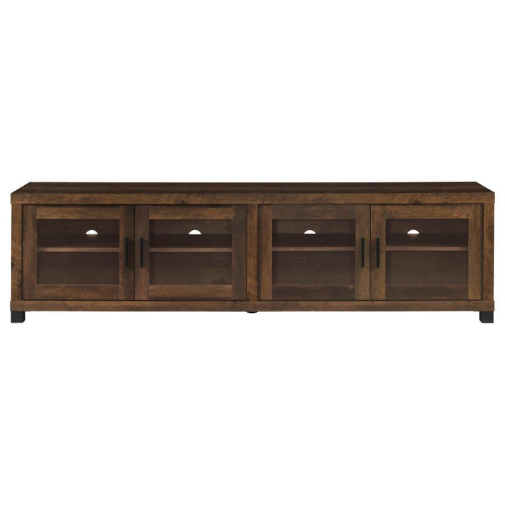 Sachin - 3 Piece TV Entertainment Center - Dark Pine