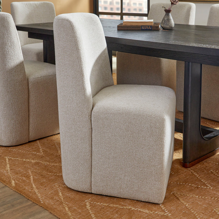 Waterfall Pair of Upholstered Dining Chairs