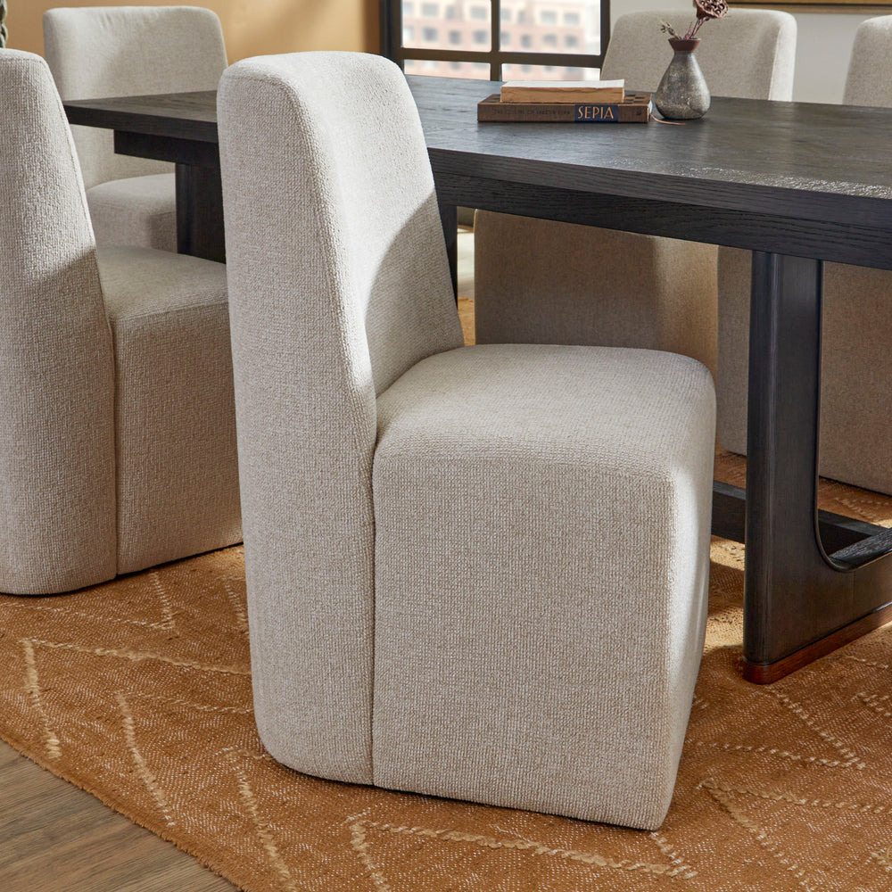 Waterfall Pair of Upholstered Dining Chairs