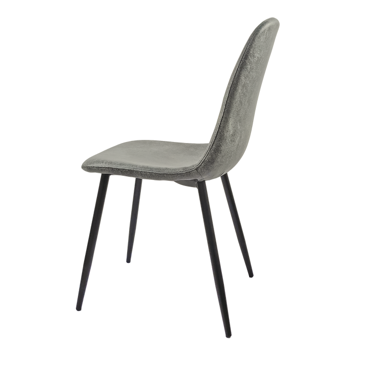 5-piece-round-dining-table-set-black-suede-tulip-base