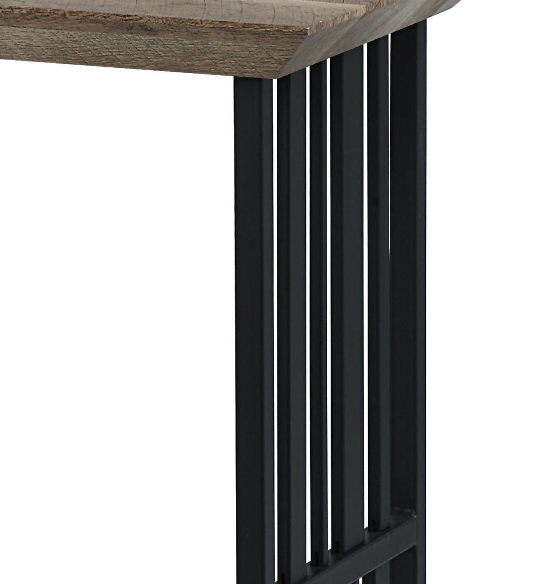 Zudora - Sofa Table - Black / Oak