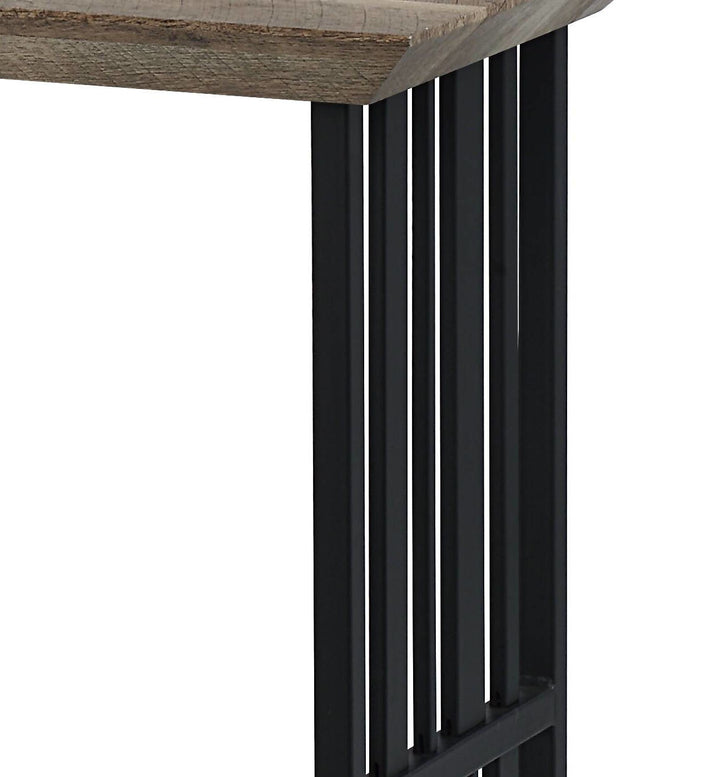 Zudora - Sofa Table - Black / Oak