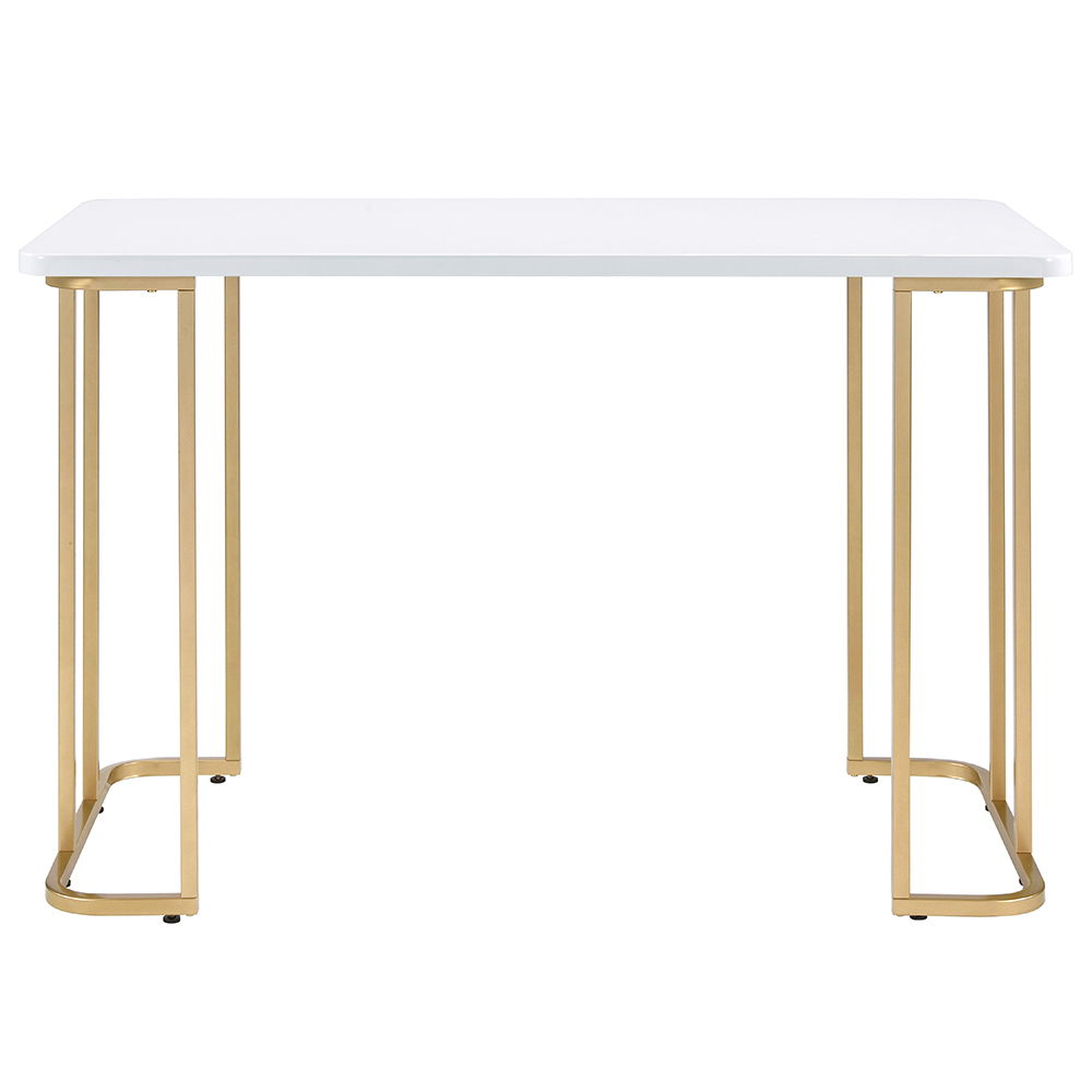 Estie - Writing Desk Same Ac00902) - White & Gold