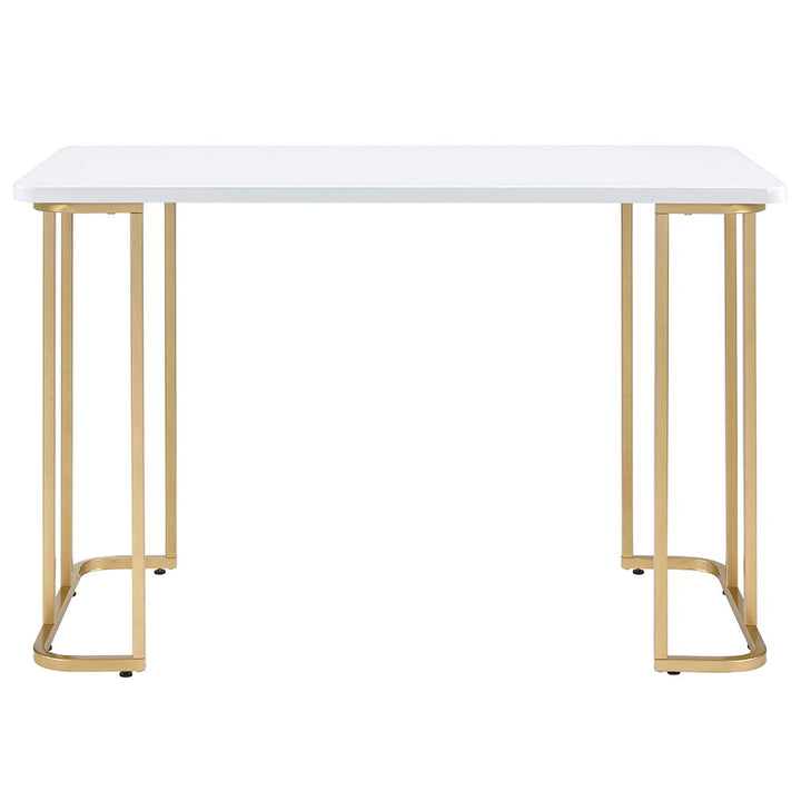 Estie - Writing Desk Same Ac00902) - White & Gold