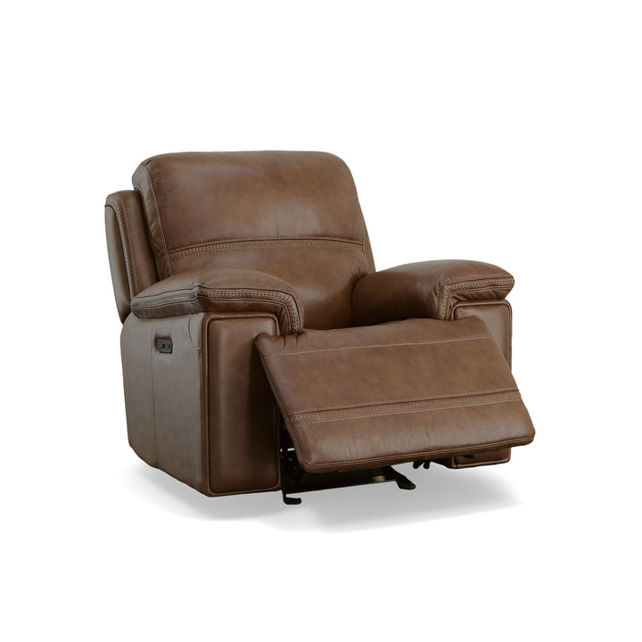 Fenwick Power Gliding Recliner With Power Headrest Cognac