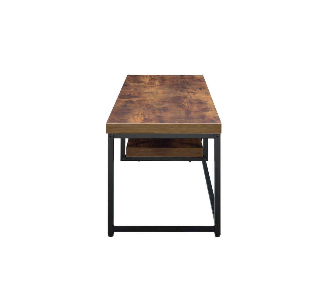 Bob - TV Stand - Weathered Oak / Black