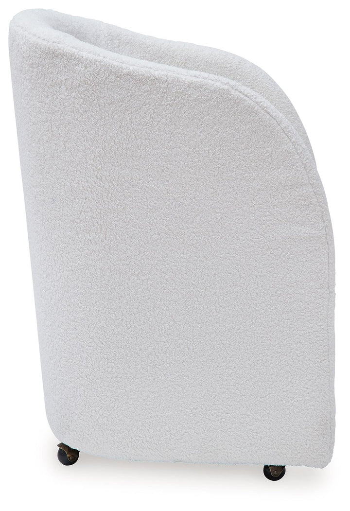 ashley-rowanbeck-dining-chair-with-casters