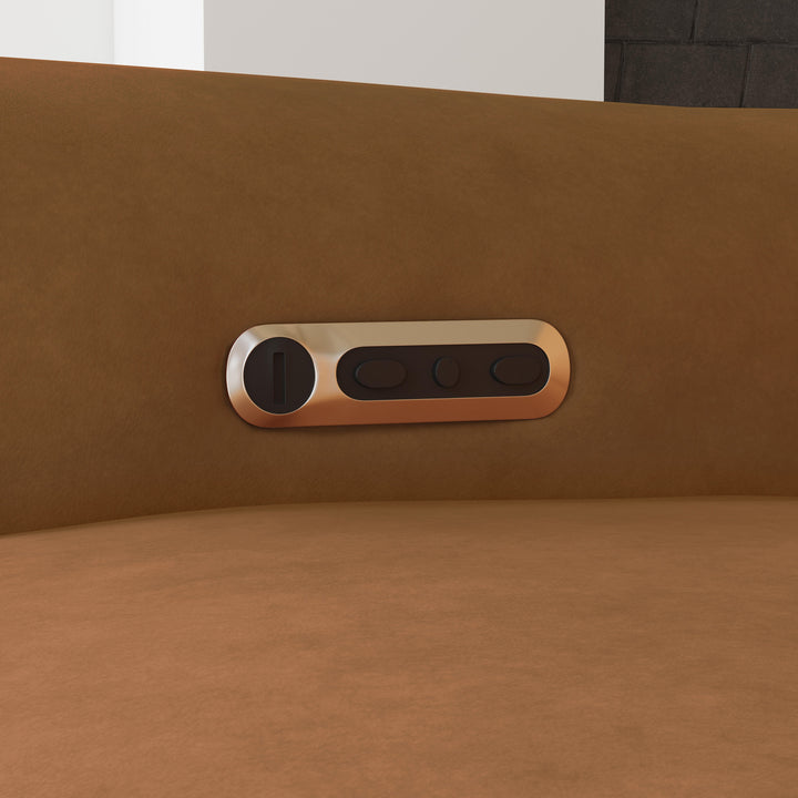 Walter Power Recliner With Power Headrest Honey