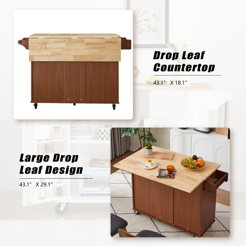 kitchen-island-with-drop-leaf-countertop-rolling-kitchen-island-cart-with-barn-door-and-storage-retro-brown