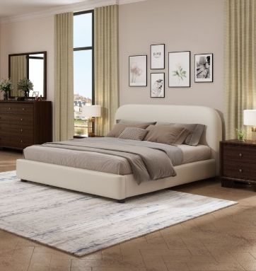 Arden - Full Bed - Beige
