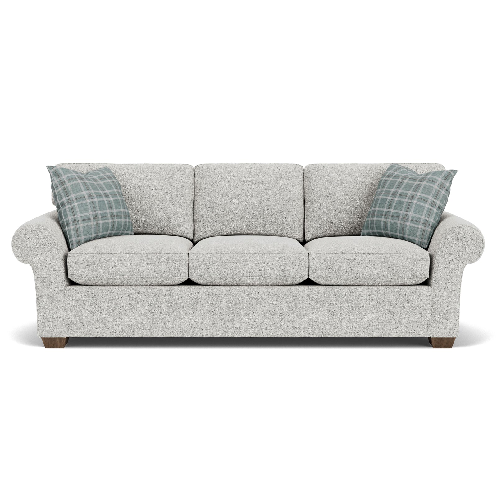 Vail 91" Fabric Sofa White