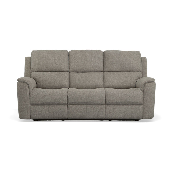 Flexsteel 1041-62PH-42501 Henry  Power Reclining Sofa With Power Headrests & Lumbar  Fog