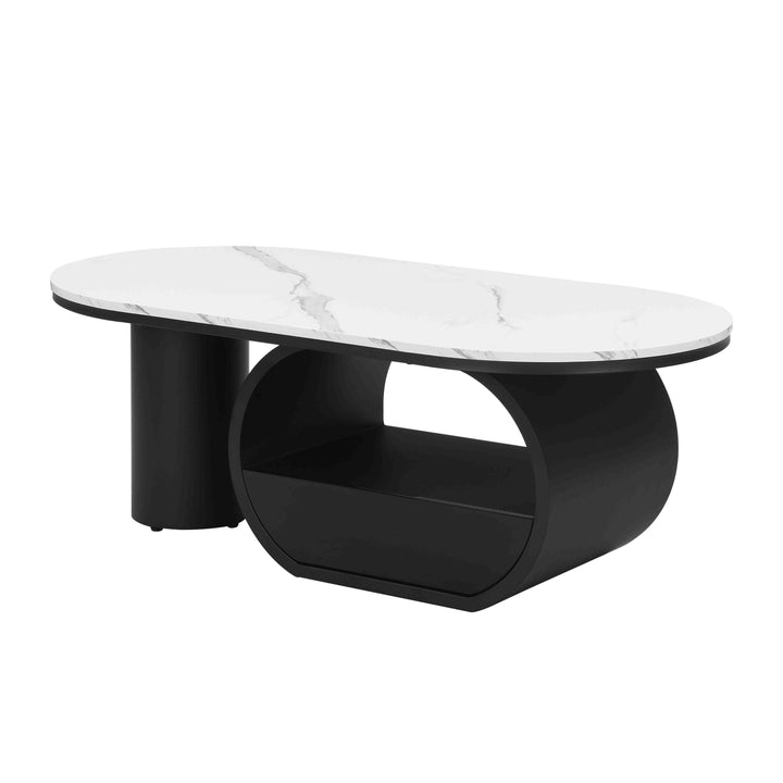 modern-oval-faux-marble-coffee-table-with-storage-drawer