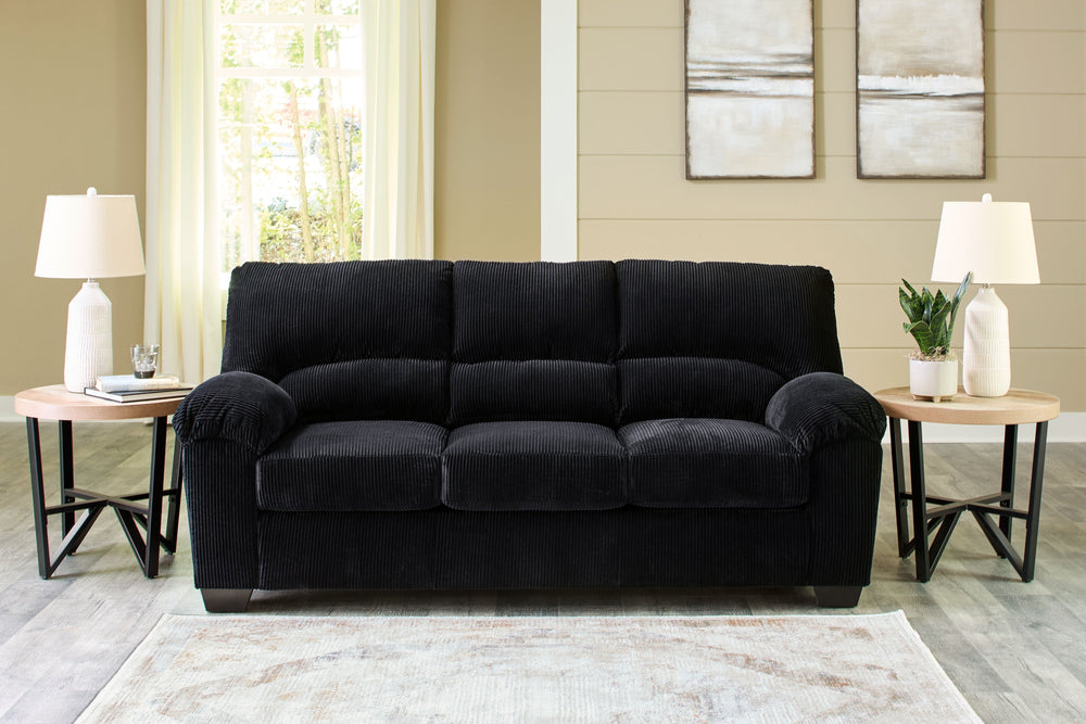 SimpleJoy 83" Sofa in Black