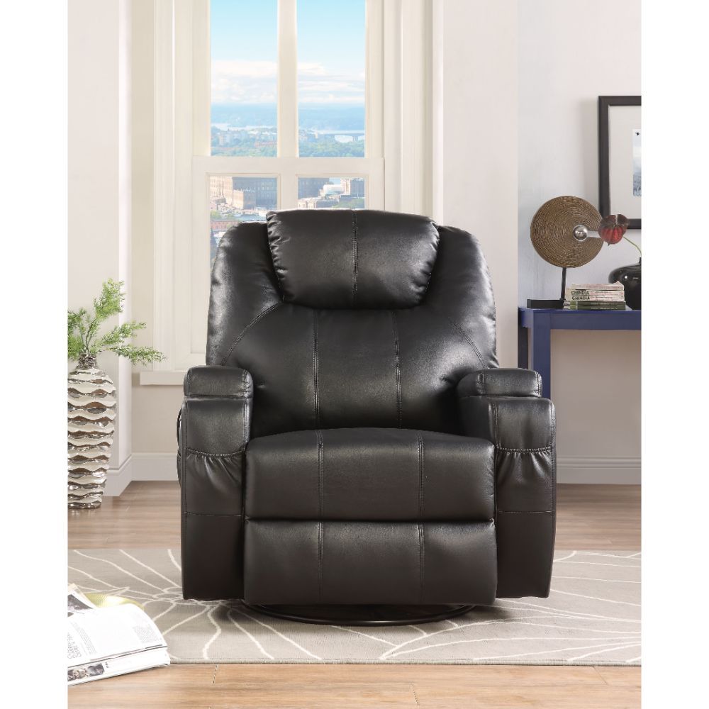 waterlily-motion-rocker-recliner-with-swivel-black-synthetic-leather