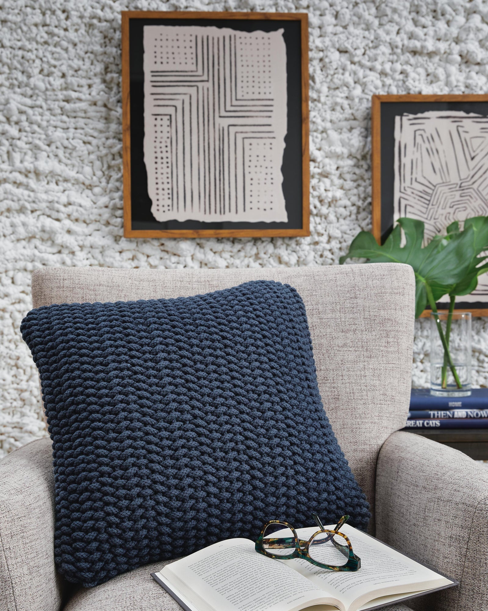 Renemore Pillow (Set of 4) - Blue (2)