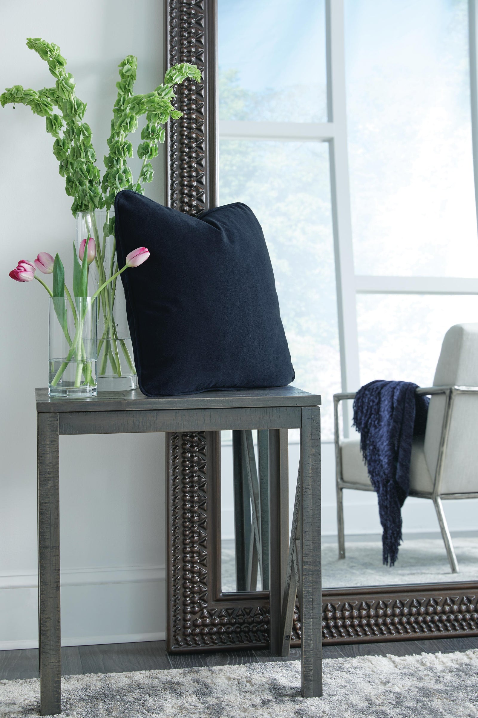 Caygan Pillow (Set of 4) - Blue (2)