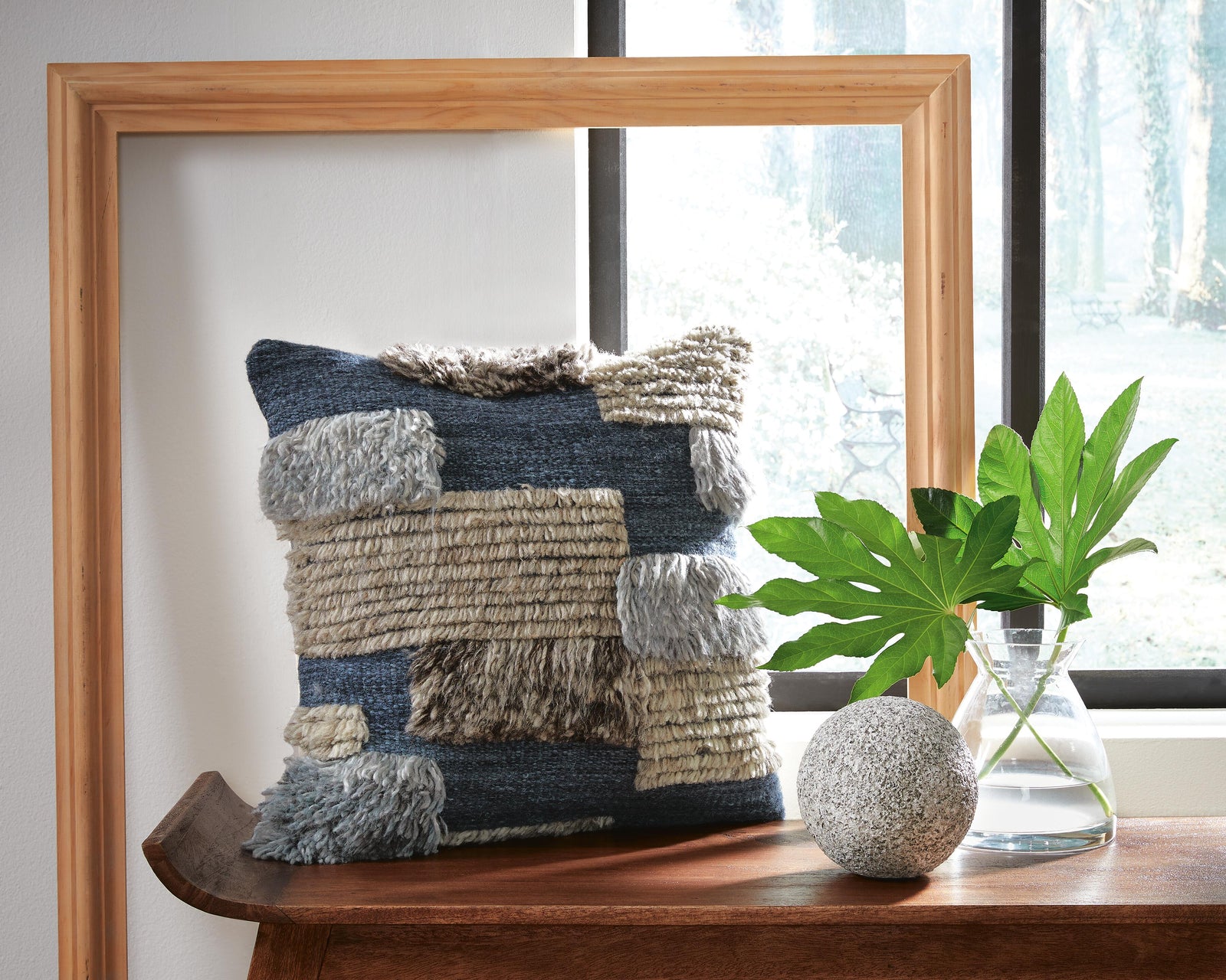 Gibbend Pillow (Set of 4) - Blue (2)