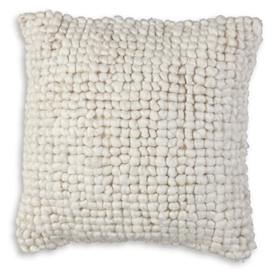 Aavie Pillow - Pearl Silver | Ashley Furniture