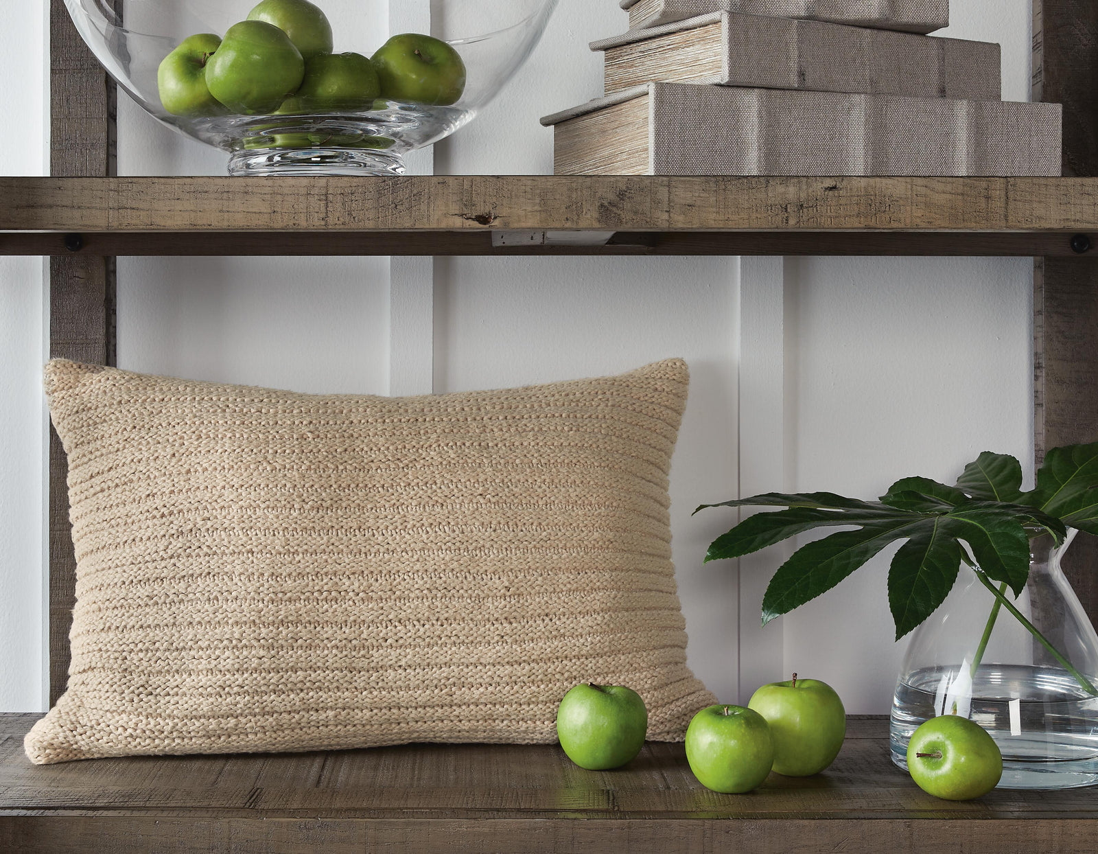 Abreyah Pillow (Set of 4) - Beige (2)