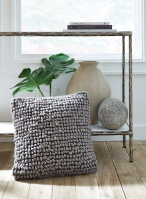Aavie Pillow (Set of 4) - Dark Gray | Ashley Furniture