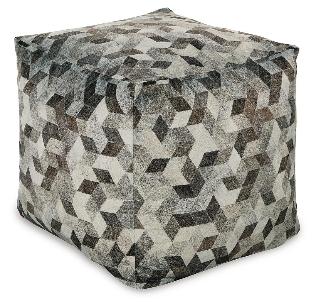 Albermarle Pouf - Dark Gray (1)