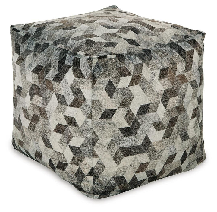 Albermarle Pouf - Dark Gray (1)
