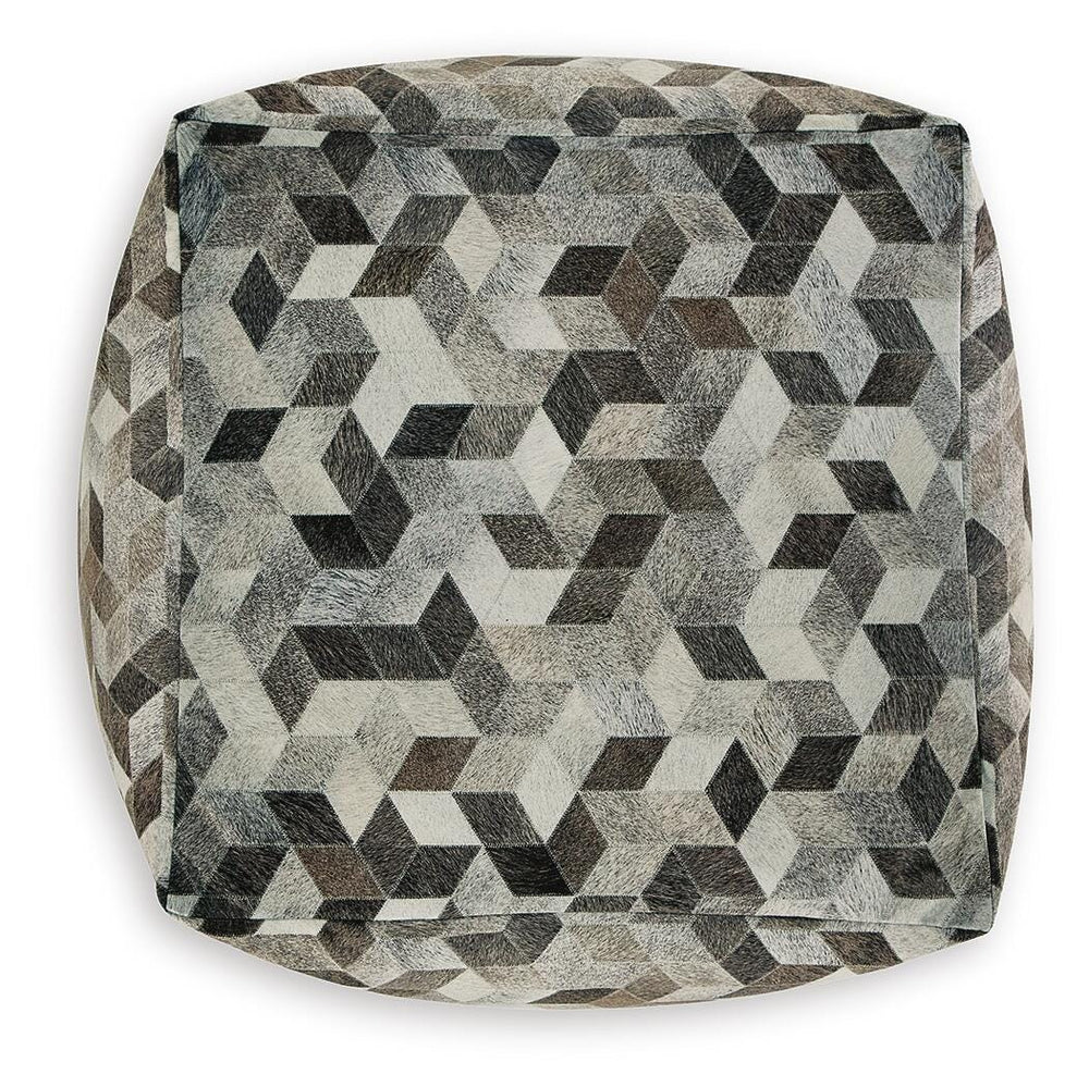 Albermarle Pouf - Dark Gray (3)