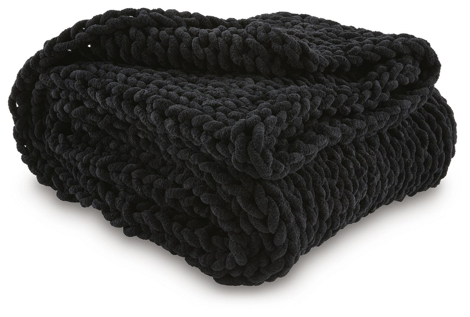 Chaddon Throw - Black (1)