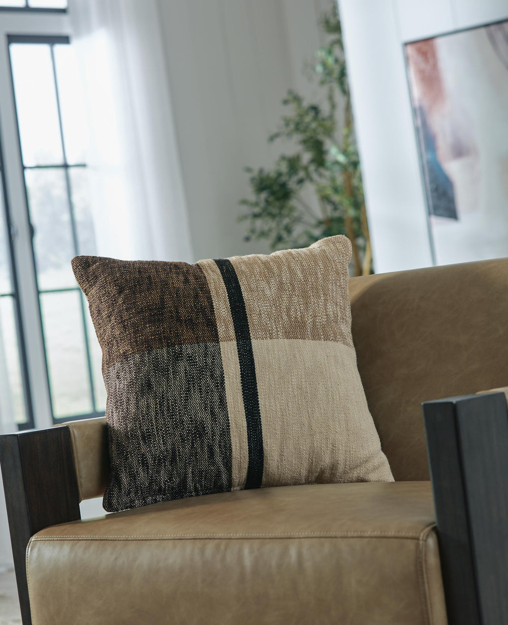 Adrielton Pillow (Set of 4) - Dark Brown (2)