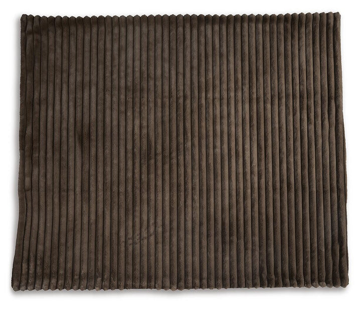 Alsonwell Throw - Dark Brown (3)