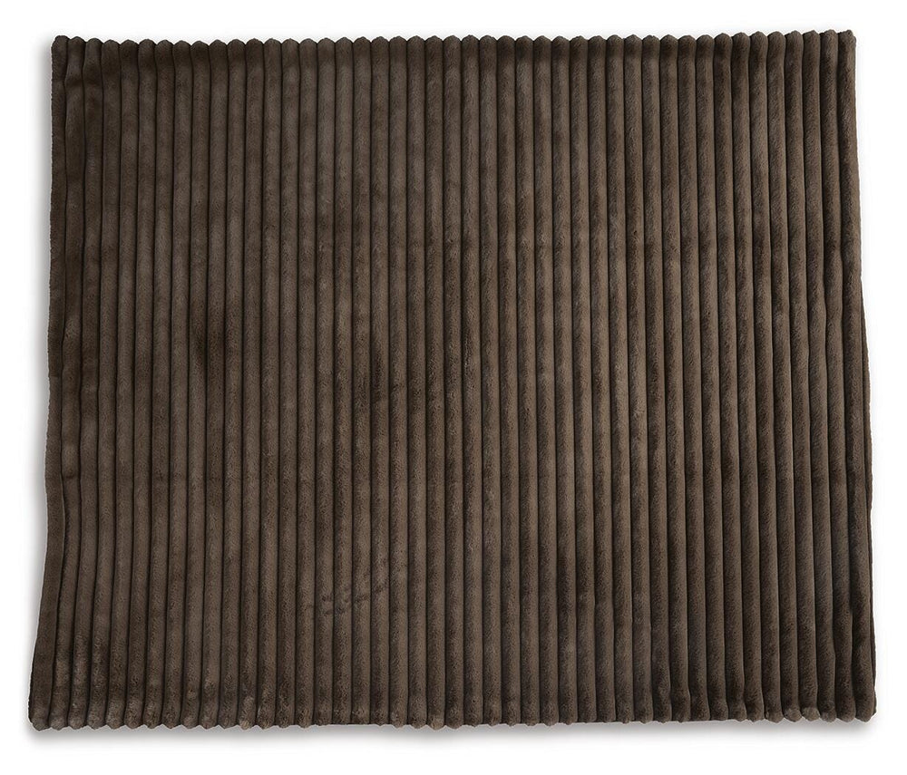 Alsonwell Throw - Dark Brown (3)