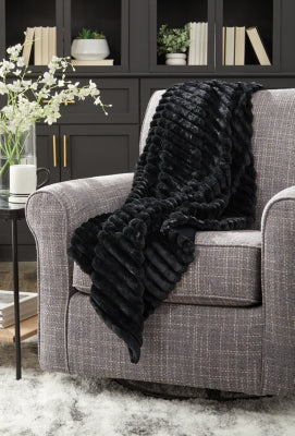 Alsonwell Throw (Set of 3) - Black | Ashley Furniture