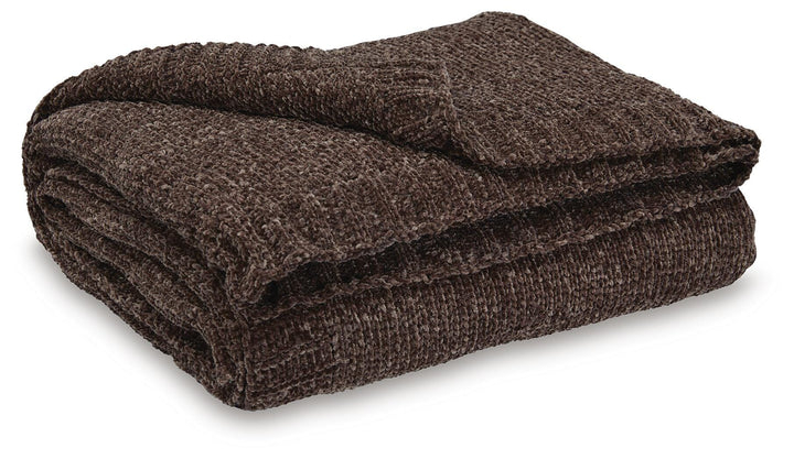 Anawood Throw - Dark Brown (1)