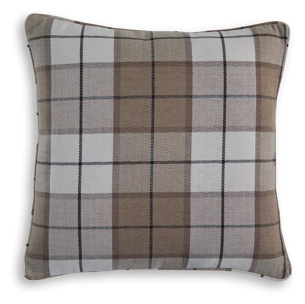Godricton Pillow (Set of 4) - Dark Brown (1)