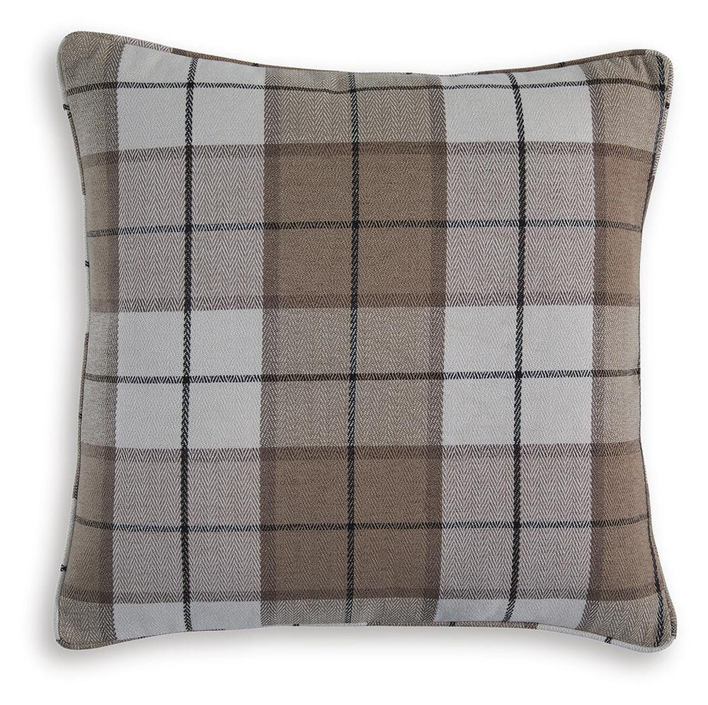 Godricton Pillow (Set of 4) - Dark Brown (1)
