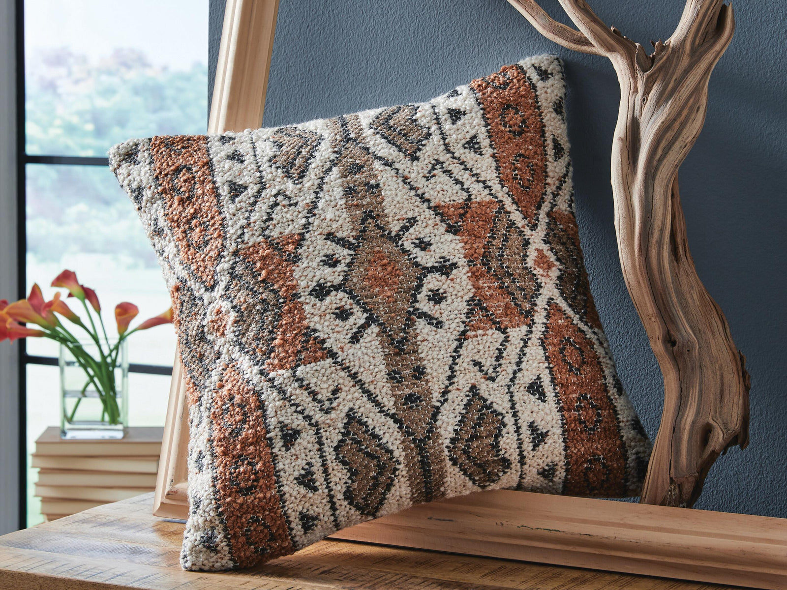 Kierenworth Pillow (Set of 4) - Dark Brown (2)