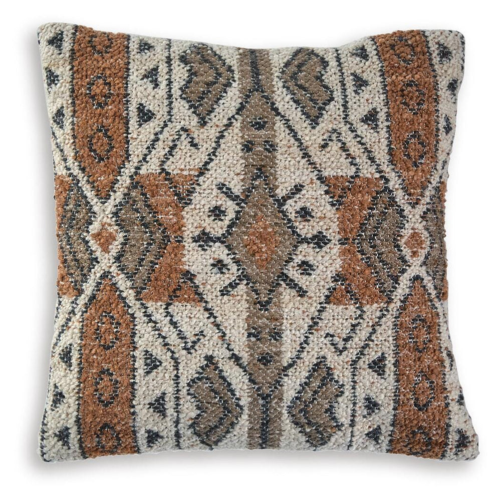 Kierenworth Pillow (Set of 4) - Dark Brown (1)