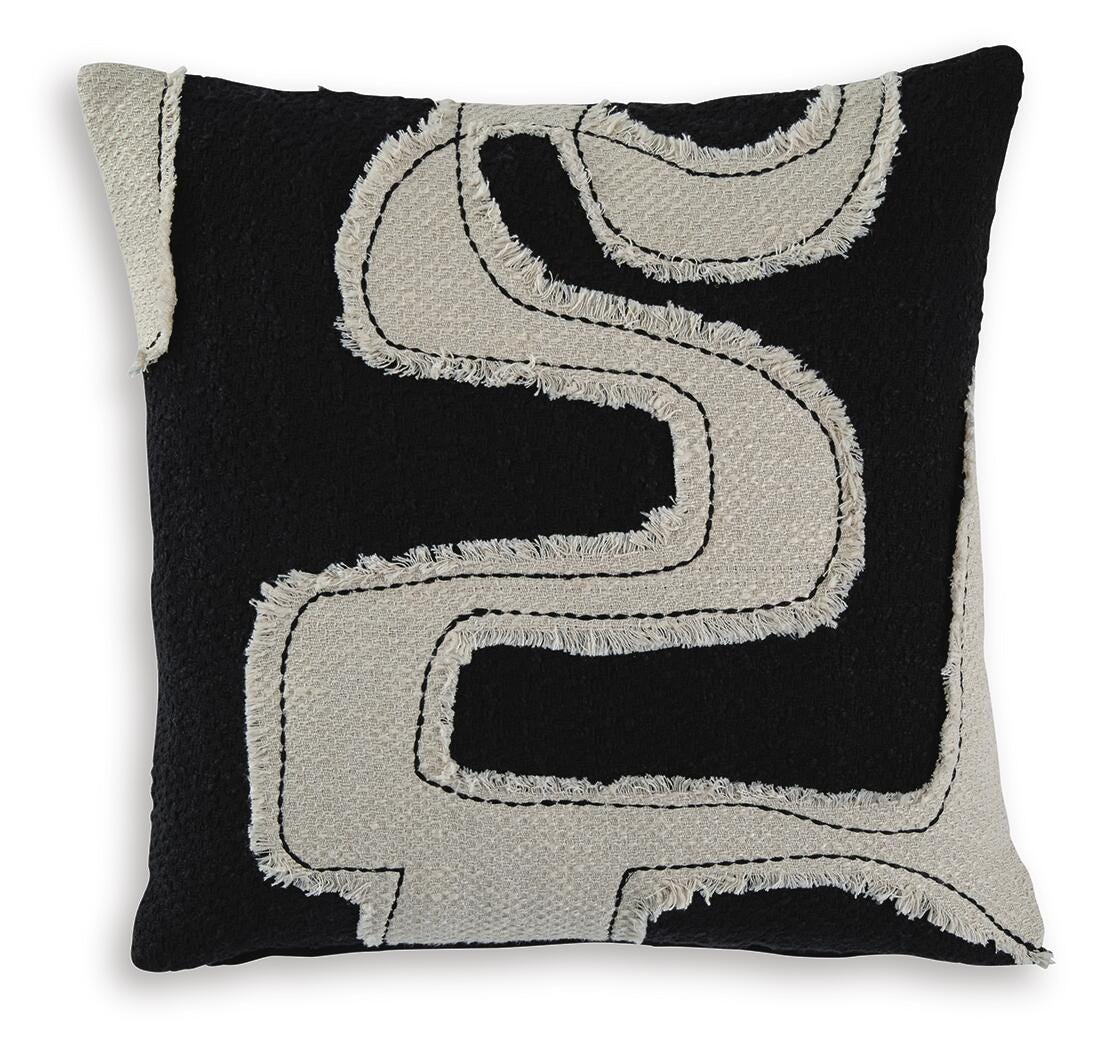 Veerbank Pillow (Set of 4) - Black (1)