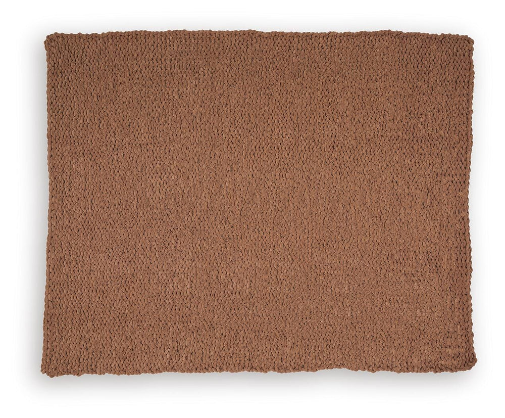 Chaddon Throw (Set of 3) - Dark Brown (3)