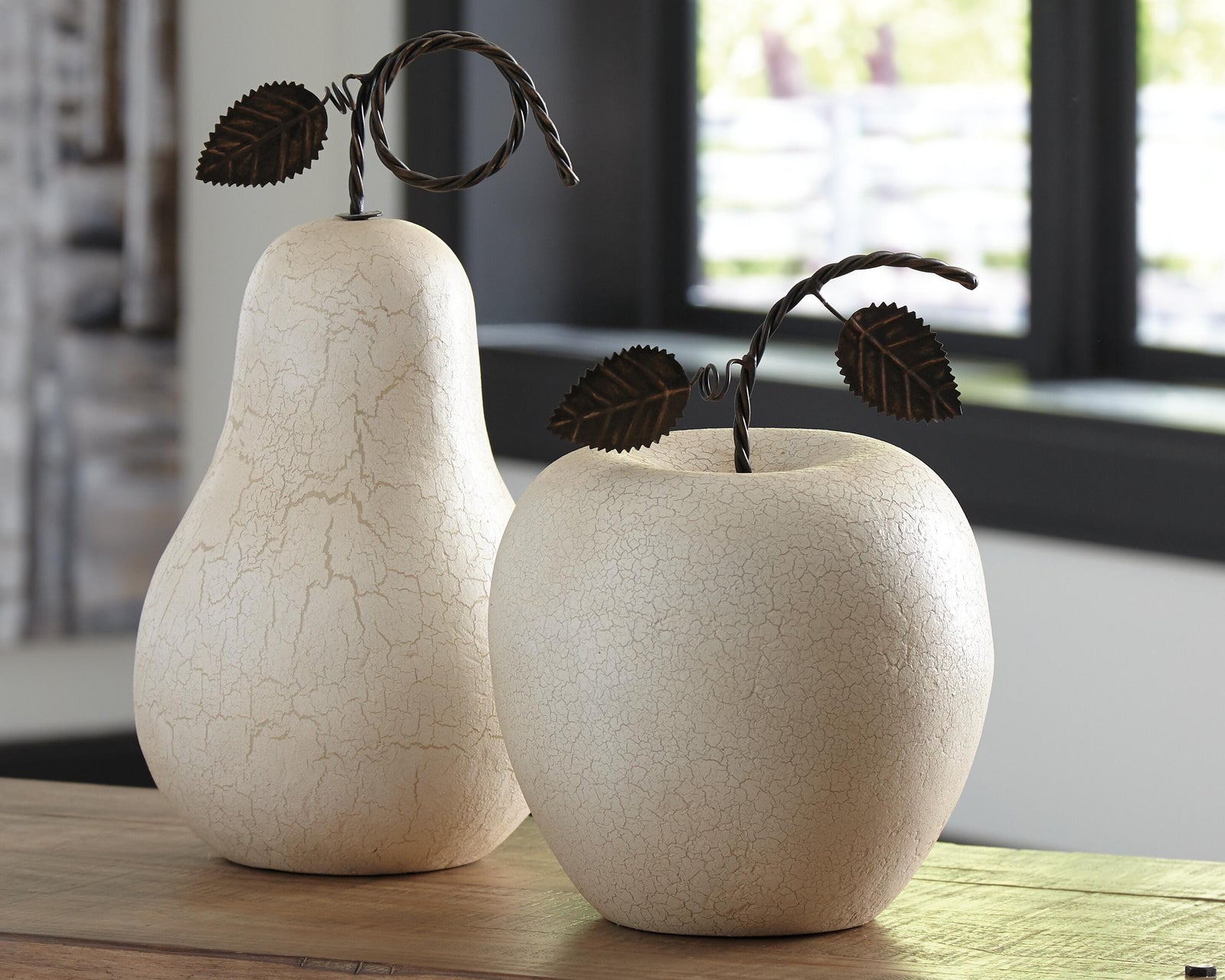 Bidelia Sculpture (Set of 2) - White (2)