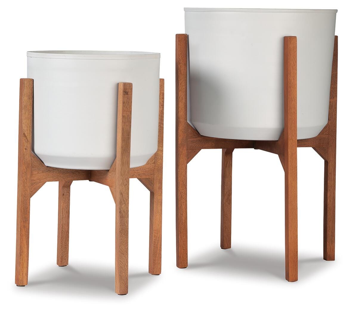 Dorcey Planter (Set of 2) - Light Brown (1)
