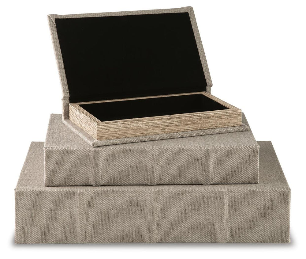 Jolina Box (Set of 3) - Pearl Silver (4)
